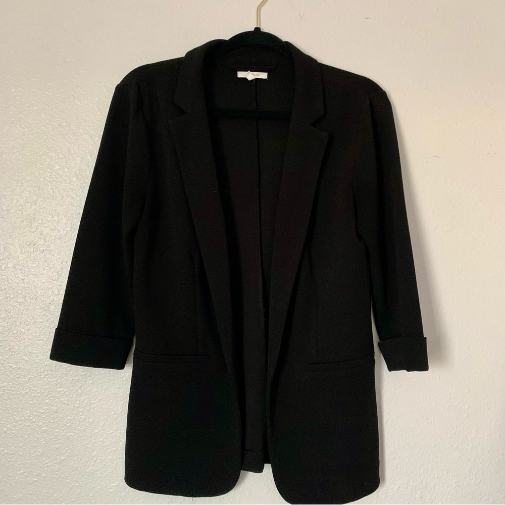 Maurice's 3/4 sleeve business casual blazer black size medium